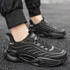 Zapatos de Hombre de Moda Roja 2026 Nueva Primavera Versátiles Suela Gruesa Aumentadores de Altura Malla Transpirable Casual Deportivos para Hombre Tendencia Papá