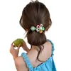 Elásticos de Cabelo Flor Dopamina Doce de Verão para Meninas, Alta Elasticidade, Elásticos Não Danificam para Penteados de Coque
