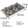 Forma de Donut Good Time Silicone de Grau Alimentício Abrasivos Filme de Cozimento Forno de Alta Temperatura Molde Suplementar para Comida de Bebê