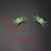 Accesorios de Halloween Arañas Pequeñas que Brillan en la Oscuridad Arañas de Plástico de Simulación Adornos Casa Embrujada Sala de Escape Broma Escenas de Terror