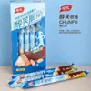 Chunfu Galleta Crujiente de Chocolate con Avena Barrita Energética Triángulo de Lava Pirámide Crujiente Galleta Sándwich Snack