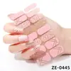 Adesivos de Unha Zhengxiang Cross-Border 16 Dedos Pó de Cebola Cor Sólida Adesivos de Unha Venda Quente Comércio Exterior Adesivos Simples para Manicure Adesivos Completos Personalizados