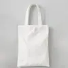 Bolsas de Lona Portáteis em Estoque, Sacolas de Compras Ecológicas de Grande Capacidade, Sacolas Tote para Brinde Promocional Corporativo, Podem ser Impressas com Logo