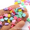 Juego de adivinanzas creativo gesto Tijera Piedra papel diy resina accesorios de joyería slime relleno de barro de cristal diy hecho a mano