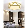 Lámpara de Techo LED para Sala de Estar Moderna Simple Redonda Atmósfera Dorada Dormitorio Estudio Balcón Luz Promedio Iluminación de Lujo