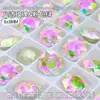 Joyería para Uñas Millennial de 8 mm con Forma Octagonal Corte Rosa Diamante Explosivo de Alta Calidad con Base Puntiaguda Diamante para Uñas con Forma Especial Accesorios para Uñas Desgastables