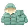 Ropa para niños 2021 Invierno nueva chaqueta acolchada de algodón Chaqueta acolchada de algodón de terciopelo de cordero para niños y niñas Chaqueta acolchada de algodón para bebé una generación de cabello