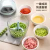 Prensa de ajo manual para uso doméstico, machacador de ajo multifuncional, herramienta de cocina para picar y prensar ajo