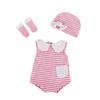 2024 nuevo 18 pulgadas muñeca American Girl accesorios ropa de una pieza con capucha 43cm muñeca de verano pijama de felpa