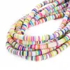 Cuentas de escamas de arcilla polimérica de 6 mm, cuentas dispersas, pulsera DIY hecha a mano, collar, accesorios de joyería, material, fabricantes, venta al por mayor