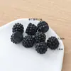 Pastel de Fruta Mini Morera Simulado Accesorios Juguete de Comida Frambuesa Arándano Accesorios DIY Paquete de Material de Bola Hecho a Mano Pellizcar