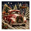 Pintura de Diamante com Pérolas de Natal 5D DIY Feito à Mão Pintura Decorativa com Strass Tema de Natal Casa Festival Pintura de Parede