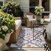 Alfombra para Patio Exterior, Felpudo Antideslizante para Terraza, Alfombra Especial para Exterior de Entrada de Villa y Jardín, Felpudo Impermeable y Resistente a Manchas