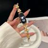 Pulseira de Relógio Dopamina Flor de Cinco Pétalas Gota de Óleo Adequada para Apple 78910 Huawei Gt5 Fit4 Samsung Xiaomi