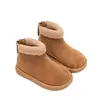 Zapatos de Niña Botas de Nieve con Forro Polar 2025 Nuevas Botas de Invierno Botines para Niños Zapatos de Algodón de Otoño e Invierno Zapatos de Dos Algodones