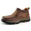 Estação Independente Amazon Cross-border Novo Estilo Botas de Caminhada Solado Grosso Resistente ao Desgaste Antiderrapante Montanhismo Outdoor Casuais Botas Masculinas