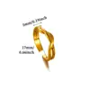 Tendencia Nueva Transfronteriza Anillo Ancho de Acero Inoxidable con Textura Geométrica para Hombres y Mujeres Irregular Acero de Titanio Anillo de Lujo de Gama Alta