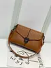 2024 Versión Coreana Nueva Bolso Retro para Mujer de Moda para Dama Bolso de Hombro Bolso Cuadrado Pequeño para Mujer Bolso Cruzado Mayoreo