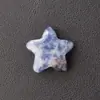 7 Piezas Adornos de Estrella de Cinco Puntas de Piedra Natural 20*20*6mm Estrella de Cristal Piedra Semipreciosa Decoración Transfronteriza Accesorios DIY