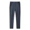 Pantalones de Vestir Elásticos de Nailon de Secado Rápido Nuevos de Verano para Hombre, Pantalones Rectos Finos de Negocios para Hombre para Comercio Transfronterizo