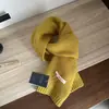 Pedido Mínimo de Uma Peça, Lã Pura Cashmere 100% Lã Tricô Estilo Coreano Par Versátil Quente Cor Sólida Cachecol para Homens e Mulheres