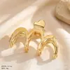 Pinza de Garra Hueca Simple de Aleación con Forma de Corazón para Cola de Caballo Alta Pinza de Tiburón Dorada Pinza para el Cabello Versátil con Temperamento para Mujer Pinza de Garra Nueva