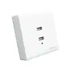 Tomada de carregamento USB de dois furos e quatro furos para painel Tipo 86, aberta e oculta, baixa tensão 220V de 36V a 5V