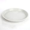 Maceta de borde plano con base para balcón, oficina, maceta verde, maceta de jardinería, maceta redonda con bandeja de agua, venta al por mayor