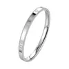 Pulsera de Plata Pura 9999 para Mujer, Pulsera de Plata Maciza con Diseño de Trébol de Cuatro Hojas Cerrado, Superficie Lisa, Lucky Cnc, Moderna