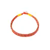 Pulseras Sencillas de Hilo de Colores para el Festival del Bote del Dragón, Pequeños Regalos para Puestos del Mercado y Atracciones Turísticas, Hilo Rojo con una Sola Cuenta al por Mayor