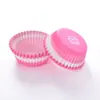 Fabricantes transfronterizos de moldes para hornear de papel para pasteles redondos con impresión 100%, resistentes a altas temperaturas y a prueba de aceite.