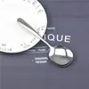 Cuchara de acero inoxidable 304 para comida cuchara grande cuchara para servir cuchara de sopa de hotel para comida mango largo cuchara pública se puede añadir LOGOTIPO