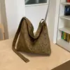 Bolso de Mano Estampado de Leopardo de Nicho para Mujer 2026 Nuevo Otoño Casual Super Caliente Bolso Tote para el Trabajo Gran Capacidad Bolso de Hombro Único Cruzado