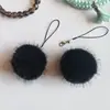 Pelota de Piel Sintética de Visón Mejorada 5cm Hecha a Mano para Accesorios de Cabello, Colgantes para Teléfono Móvil, Ropa, Zapatos, Sombreros, Joyería y Accesorios en Stock