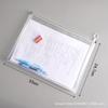 Saco de documentos tridimensional saco com zíper a4 transparente saco com zíper de papel de exame de estudante saco especial de IVA de grande capacidade para atacado