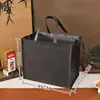 Festival do Meio Outono Presentear Sacola Não Tecida Espessa Sacola Tote Grande Ecológica Sacola de Presente Sacola com Zíper para Bebidas Personalização