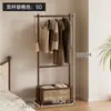 Perchero, perchero de pie para dormitorio, uso doméstico, hecho de bambú viejo, perchero móvil, tendedero simple, soporte para ropa de interior