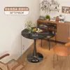 Mesa de Jantar para Aluguel de Apartamento Pequeno, Mesa de Espera para Loja de Chá com Leite, Salão de Unhas, Mesa Redonda Pequena Tulipa para Varanda de Lazer e Negociação