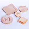 Frasco de Almacenamiento con Tapa de Bambú Tapa de Bambú Tapa de Vidrio para Taza Tapa Selladora de Madera Tapa de Madera Posavasos Almacenamiento