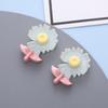 Gelatina de girasol color transparente color margarita diy accesorios para el cabello gel gota funda para teléfono móvil parche de girasol