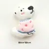 Muñeca de Perro de Dibujos Animados de Felpa Estilo Coreano Colgante Suave Lindo Conejo Gatito Muñeca Broche Colgante para Bolso de Niña