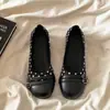 Punto de Polca 2026 Correa con Hebilla Patchwork Fecha Mary Jane Suela Suave Doble Diario Suave Corte Bajo Zapatos de Mujer Individuales Estilo Punta Redonda