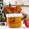 Gorro Navidad Más Vendido Navidad Cuero Dibujos Animados Bolsa de Manzana Dibujos Animados Bolsa de Regalo Hombre Viejo Bolsa de Dulces para Niños Bolsa de Almacenamiento