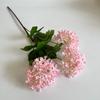 3 Hortênsias Bola de Neve para Decoração de Casa, Flores Artificiais para Exibição na Sala de Estar, Adereços de Casamento, Hortênsias de Seda para Decoração de Casa