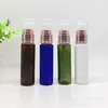 Botella de Mascota Colorida de 30 ml con Bomba de Polvo Galvanizado, Líquido de Base, Loción, Esencia, Esencia, Aceite Esencial, Botella de Presión