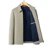 Ropa de Marca para Hombres de Mediana Edad y Mayores, Chaqueta Casual de Negocios Estilo Nuevo, Chaqueta Corta Delgada de Primavera y Otoño para Papá