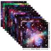 12 Hojas/Paquete Compra Directa Transfronteriza Papel para Scrapbooking Papel para Material de Diario Papel de Fondo Papel con Patrón de 6 pulgadas Cielo Estrellado