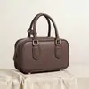 Bolso de Mano de Moda Simple de Gran Capacidad Estilo Coreano Versátil Boston Hombro Cruzado Bolso Bowling