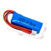 Batería de litio modificada 7.4V 450mAh coche mosquito control remoto K989 Weili 1:28 Coche de mosquitos con control remoto Universal