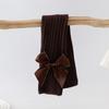 Medias para Bebés y Niños Pequeños Sin Pies Patrón Príncipe de Gales Estilo Coreano Pantalón Vertical Primavera y Otoño Doble Aguja Medias Color Caramelo